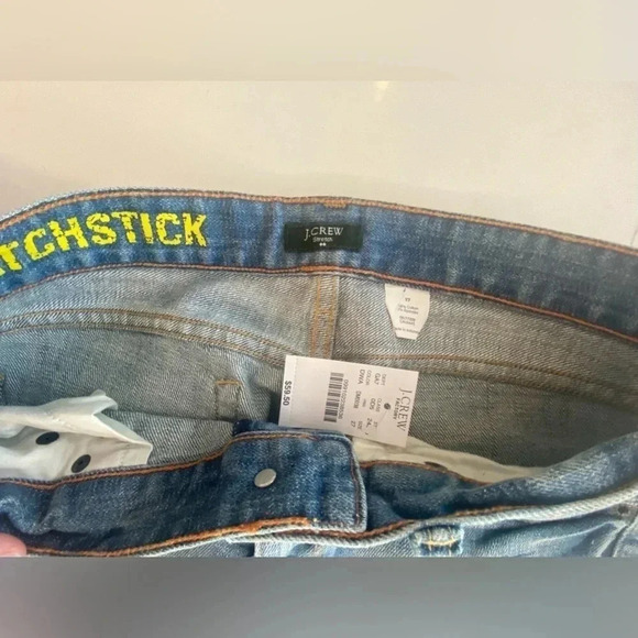 JCrew Matchstick Stretch Capris Cotton/Spandex Women’s Size: 27 Light Wash NWT - Picture 3 of 8